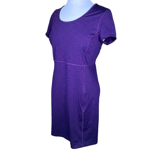 Duluth Trading Co. Women’s Athletic Casual Plum/Navy Dress Size Small - Picture 9 of 9